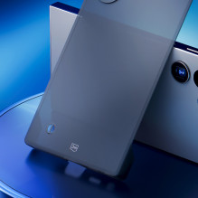 3mk Just20g matinis dėklas, skirtas „Samsung Galaxy S22 Ultra 5G“ – matinės juodos spalvos