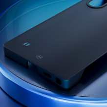 3mk Just20g matinis dėklas, skirtas „Samsung Galaxy S22 Ultra 5G“ – matinės juodos spalvos