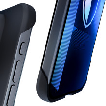 3mk Just20g matinis dėklas, skirtas „Samsung Galaxy S22 Ultra 5G“ – matinės juodos spalvos