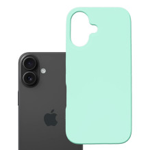 3mk Hardy MagSilicone dėklas Apple iPhone 16 - mėtinis