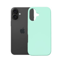 3mk Hardy MagSilicone dėklas Apple iPhone 16 - mėtinis