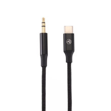 Tellur USB-C to 3.5mm Jack Audio Cable DAC 1m Black Tellur USB-C to 3.5mm Jack Audio Cable DAC 1m Black