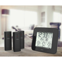 Hama 00186311 Meteorologinė stotis EWS-Trio Black Hama 00186311 Meteorologinė stotis EWS-Trio Black