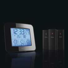 Hama 00186311 Meteorologinė stotis EWS-Trio Black Hama 00186311 Meteorologinė stotis EWS-Trio Black