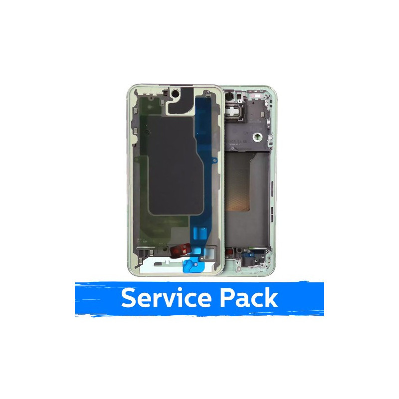 Ekrano rėmas / vidinis korpusas skirtas Samsung A556 A55 5G / Lemon / (Service Pack)