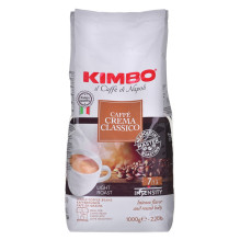 Kavos Pupelės - Kimbo Caffe Crema Classico 1 kg Pupelės