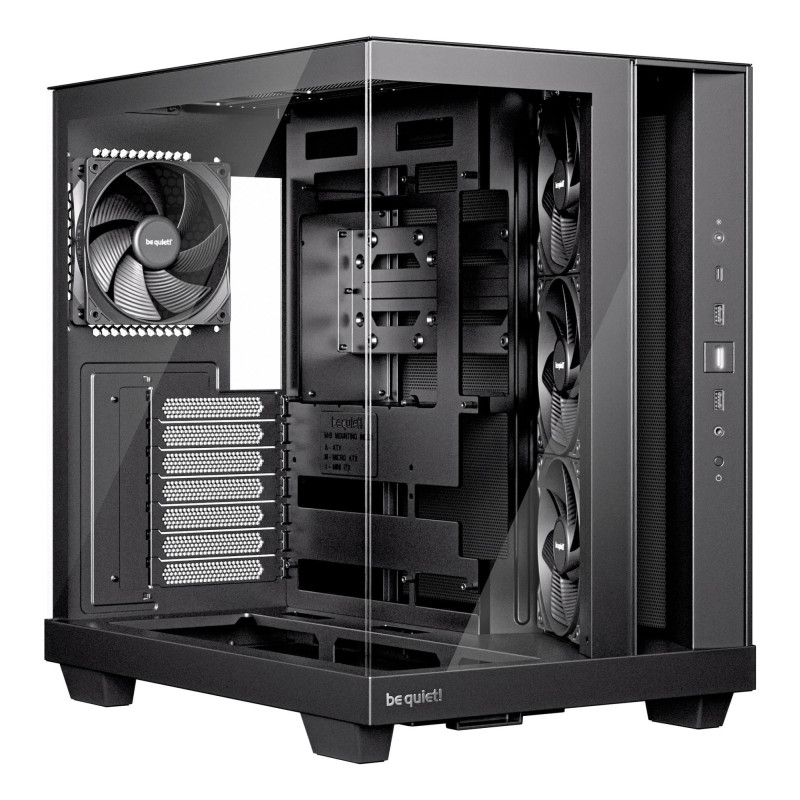 Case, BE QUIET, ATX / micro ATX / Mini-ITX, Black, Midi Tower, PC, BGW83
