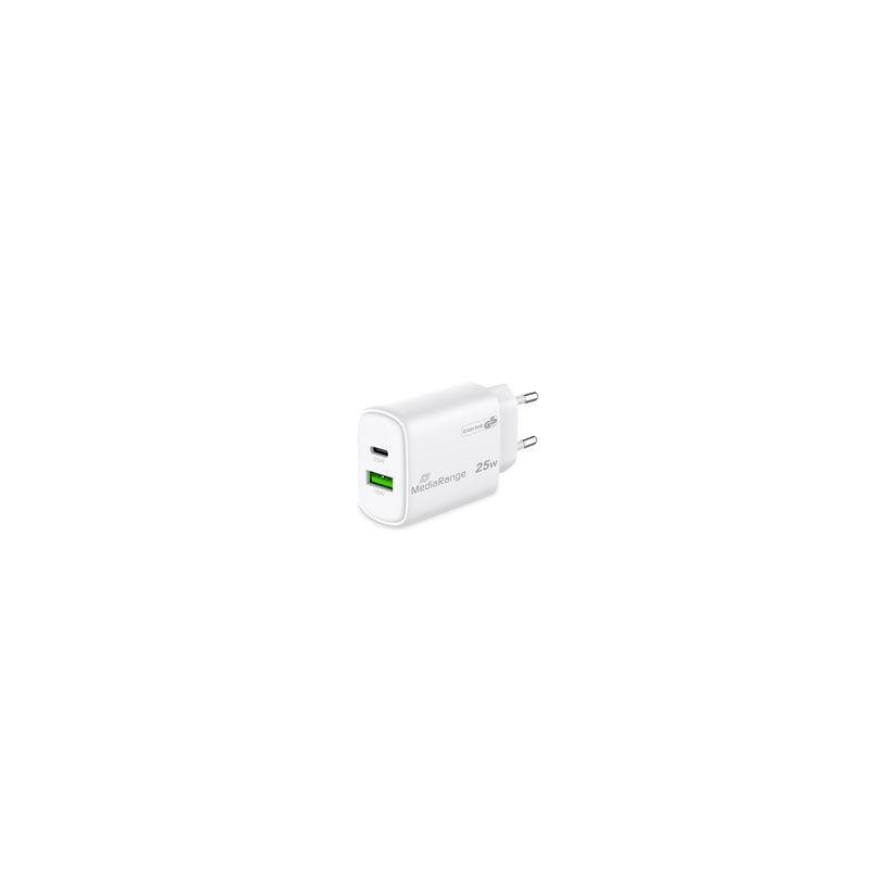 POWER ADAPTER USB / USB-C 25W / FAST MRMA112-2 MEDIARANGE
