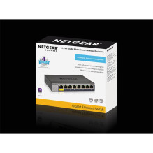 Tinklo Įranga - Netgear GS108T-300PES 8-Port Gigabit Smart Managed Switch