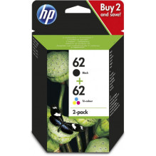 HP No. 62 2-pack Black /...