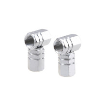 Aluminiowe nakrętki na wentyle kapturki srebrne 4 szt AMIO-02236 Aluminiowe nakrętki na wentyle kapturki srebrne 4 szt AMIO-02236