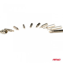 Zestaw precyzyjnych śrubokrętów torx bity wkrętaki AMIO-03135