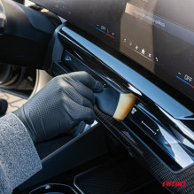 Set of detailing brushes, interior cleaning detailing brushes, 4 pcs. AMIO-04335