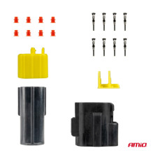 Waterproof electrical connector set 4 PIN 2.2mm AMIO-04348