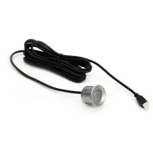 TFT02 4.3" parking sensor kit with HD-315-LED camera, 4 silver sensors
