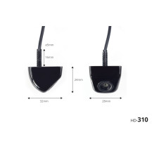 Zestaw czujników parkowania TFT01 4,3" z kamerą HD-310 4 sensory czarne wewnętrzne