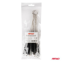 Set of brushes, nylon cleaners, cleaning rods AMIO-04331