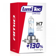 Halogen bulb H7 12V 55W LumiTec LIMITED +130% AMIO-02133