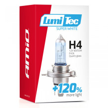 Halogeninė lemputė H4 12V 60/55W LumiTec Super White +120% AMIO-02137