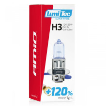 Halogen bulb H3 12V 55W LumiTec Super White +120% AMIO-02136