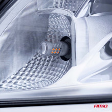 LED Bulbs CANBUS 3030 24SMD T20 WY21W Orange Amber 12V 24V AMIO-02393