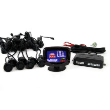 Zestaw czujników parkowania czujniki cofania LED GRAF 8 sensorów czarne GOLD 18 mm AMIO-01605