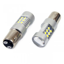 LED lemputės CANBUS 3030 24SMD 1157 BAY15D P21 / 5W baltos 12V 24V AMIO-01438 LED lemputės CANBUS 3030 24SMD 1157 BAY15D P21 / 5W baltos 12V 24V AMIO-01438