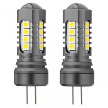LED lemputės CANBUS 3030 18SMD HP24W baltos 12V 24V AMIO-02803