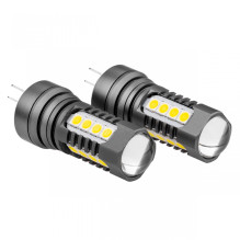 LED lemputės CANBUS 3030 18SMD HP24W baltos 12V 24V AMIO-02803