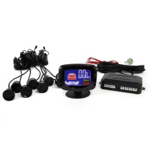 Zestaw czujników parkowania czujniki cofania LED GRAF 8 sensorów czarne AMIO-01559