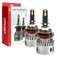 LED automobilių lemputės K3 serijos HB3 / HIR1 9011 / H10 12V 6000K Canbus AMIO-03687