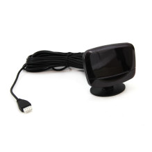 Zestaw czujników parkowania czujniki cofania LED GRAF 4 sensory białe AMIO-01563