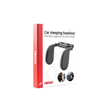 Zagłówek oparcie poduszka skóra do samochodu AMIO-02559