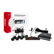 Zestaw czujników parkowania cofania LED 8 sensorów czarne AMIO-01560