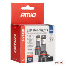 LED car bulbs HYBRID series HB4 9006 6000K Canbus 60W AMIO-04118
