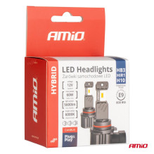 LED automobilių lemputės HYBRID serijos HB3 HIR1 H10 6000K Canbus 60W AMIO-04117