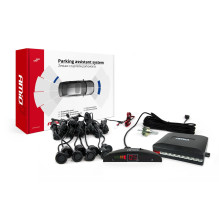 Zestaw czujników parkowania cofania LED 8 sensorów czarne "GOLD" 18 mm AMIO-01603