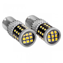 LED lemputės CANBUS 2016 39SMD 1157 BAY15D P21 / 5W baltos 12V 24V AMIO-02800
