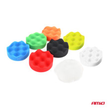 Polishing sponge set, 8-piece polishing sponges + 80 mm disc + M14 adapter AMIO-03699