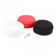 Zestaw gąbek do polerowania gąbki polerskie 3x125mm + adapter M14 AMIO-02648