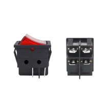 Włącznik przełącznik prostokątny podświetlany AMIO-02462