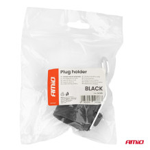 Trailer plug holder black AMIO-04385