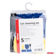 Car cleaning and detailing kit, 5 pieces, AMIO-04035