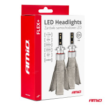 LED automobilių lemputės FLEX+ serijos HB4 12V 24V 6000K Canbus AMIO-03665