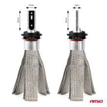 LED car bulbs FLEX+ series H7-6 12V 24V 6000K Canbus AMIO-03662