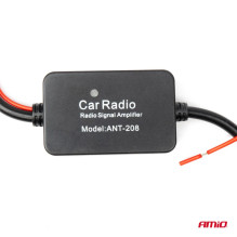 Anti-trukdžių automobilio antenos stiprintuvas 12V AMIO-04133