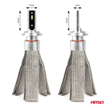 LED automobilių lemputės FLEX+ serijos H7 12V 24V 6000K Canbus AMIO-03659