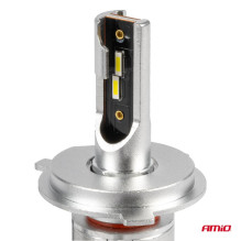 LED automobilių lemputės FLEX+ serijos H4 / H19 6000K 12V 24V Canbus AMIO-03657