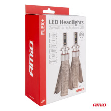 LED car bulbs FLEX+ series H15 6000K 12V 24V Canbus AMIO-03666