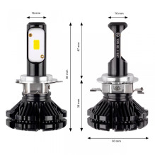 CX Series H7-1 6000K Canbus LED Car Light Bulbs AMIO-01075